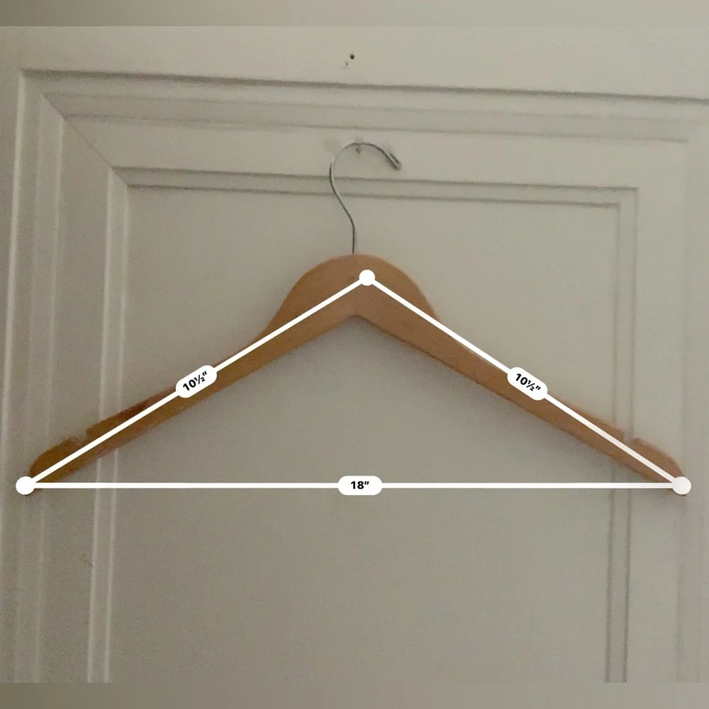 Wooden hangers 3 different styles to choose OS